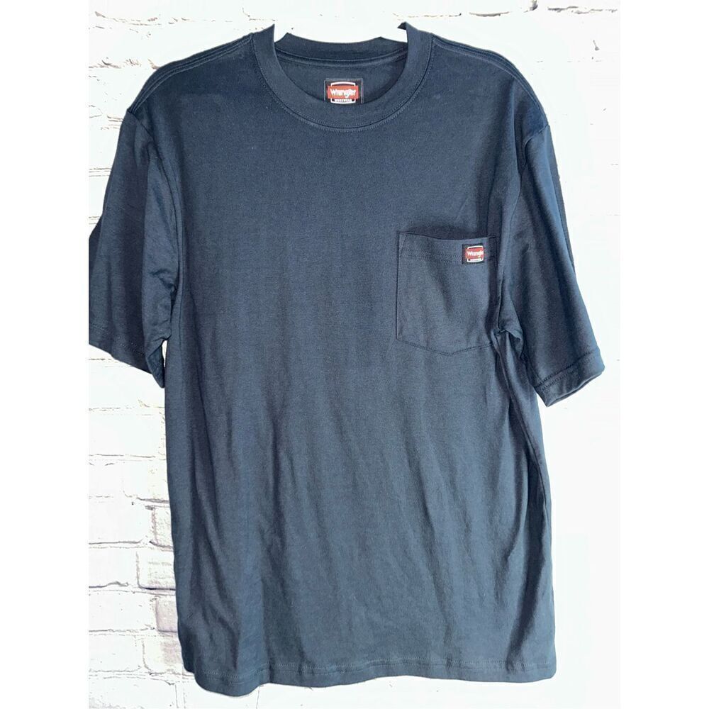 Wrangler Men’s Workwear Pocket T-Shirt - Medium - Navy Blue - NEW (No Tags)